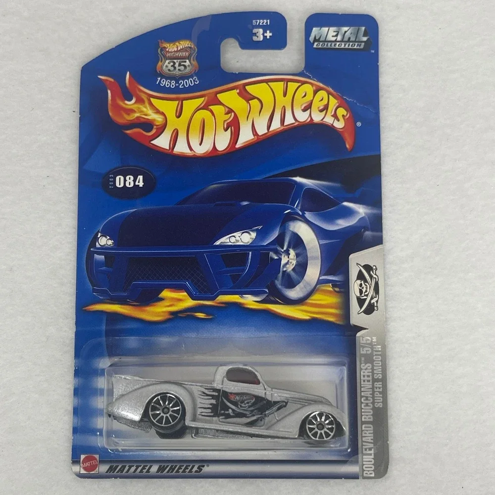 Hot Wheels 2003 Super Smooth Boulevard Buccaneers Silver 084 Highway 35 Mattel